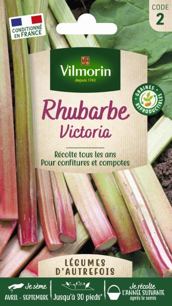Potagères - Rhubarbe Victoria - Légumes d'Autrefois - PACKAGING_RECTO